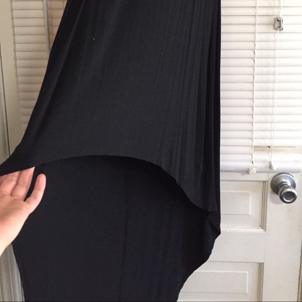 High low hem piko dress